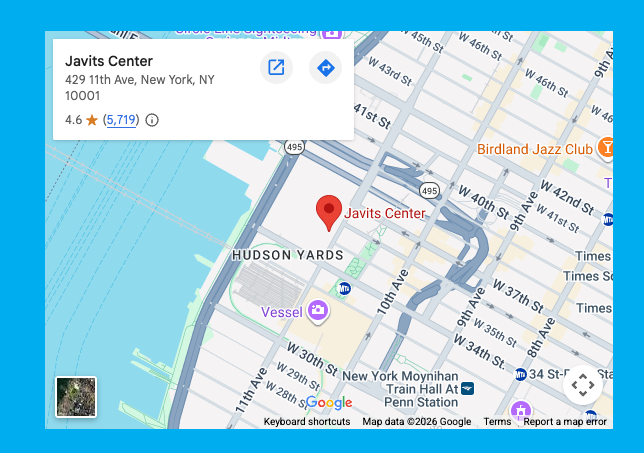 Map to Javits Center